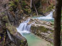 Jenbachfälle - Drei Wasserfälle im unteren Bachabschnitt